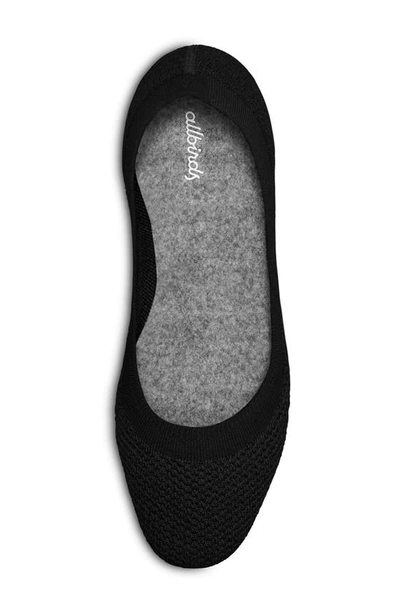 Shop Allbirds Tree Breezer Ballet Flat In Jet Black