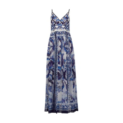 Shop Dolce & Gabbana Maxi Dress In Ha3tn