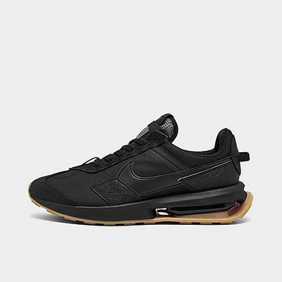 Shop Nike Men's Air Max Pre-day Gum Casual Shoes In Black/gum