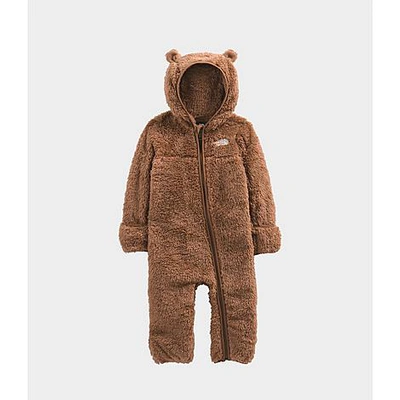 Shop The North Face Inc Infant Baby Bear One-piece In Toasted Brown