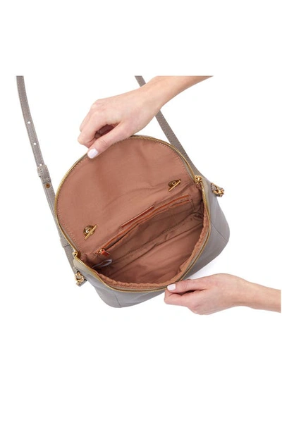 Shop Hobo Fern Leather Satchel Bag In Graphite