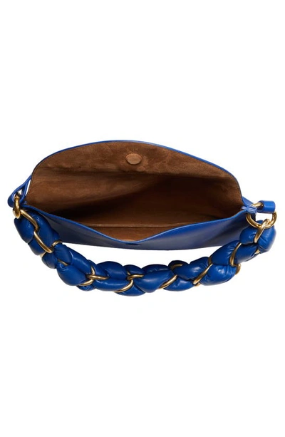 Shop Proenza Schouler Braided Chain Shoulder Bag In Ultramarine