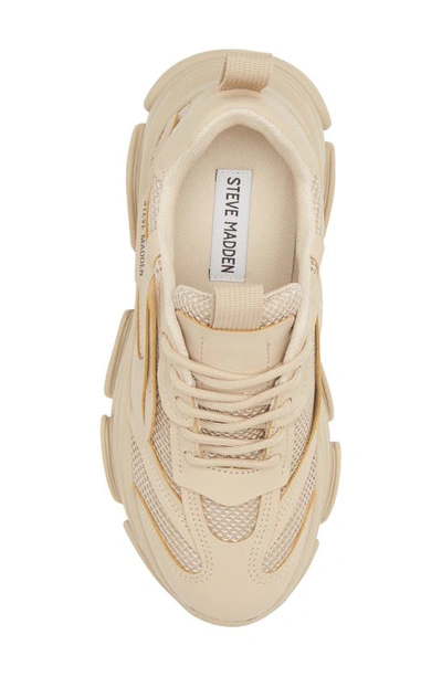 Steve Madden Possession Chunky Lace-up Sneakers In Tan-neutral In Tan