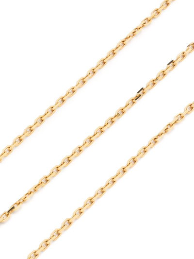 Shop Aurelie Bidermann 18kt Yellow Gold Forçat Chain Necklace