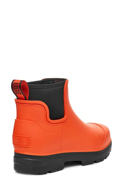 Shop Ugg Droplet Waterproof Rain Boot In Hazard Orange