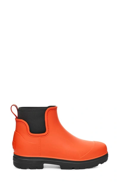 Shop Ugg Droplet Waterproof Rain Boot In Hazard Orange