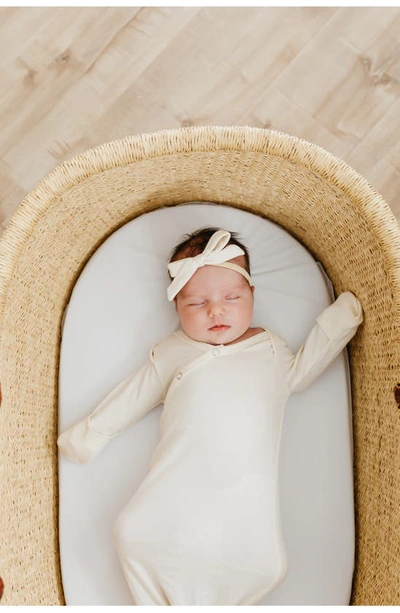 Copper Pearl Newborn Knotted Gown In Yuma