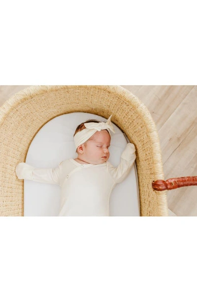 Copper Pearl Newborn Knotted Gown In Yuma