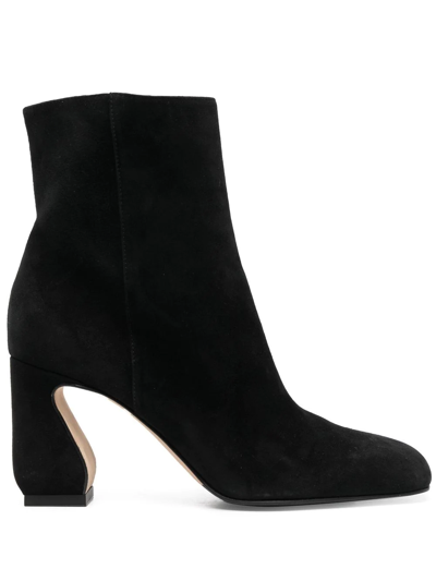 Shop Sergio Rossi Slip-on Ankle Boots In Black