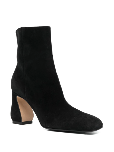 Shop Sergio Rossi Slip-on Ankle Boots In Black