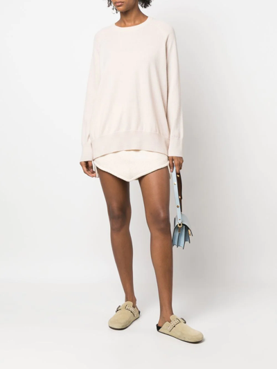 Shop Chinti & Parker Long-sleeved Cashmere Jumper In Neutrals