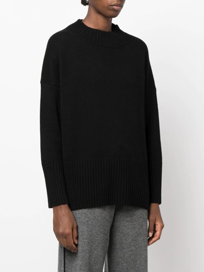 Chinti & Parker Comfort Cashmere Jumper In Black