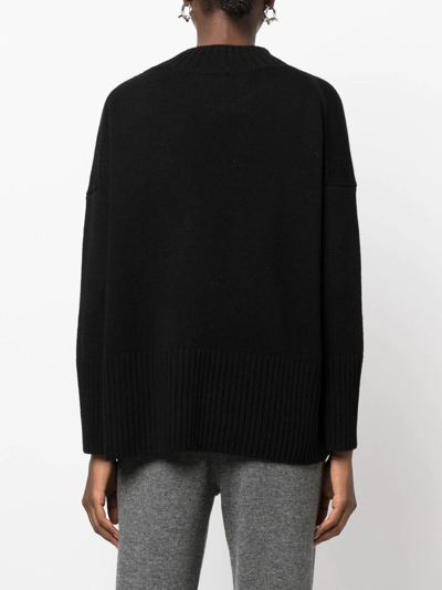 Chinti & Parker Comfort Cashmere Jumper In Black