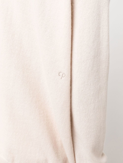 Shop Chinti & Parker Long-sleeved Cashmere Jumper In Neutrals