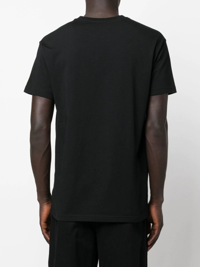 Shop Vivienne Westwood Orb Logo-print T-shirt In Black