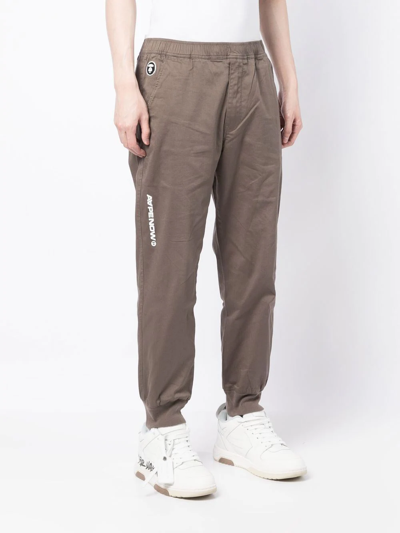 Shop Aape By A Bathing Ape Aapenow Utility Trousers In Green
