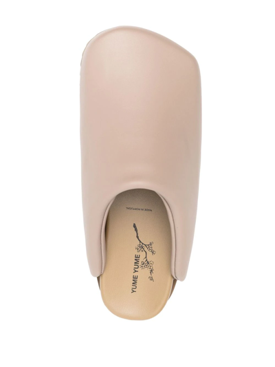 Yume Yume Square-toe Mules In Neutrals
