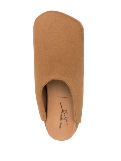 Shop Yume Yume Square-toe Sandals In Brown