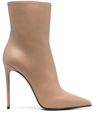 Shop Le Silla Eva 120mm Ankle Boot In Neutrals