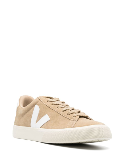 Shop Veja Campo Suede Sneakers In Neutrals