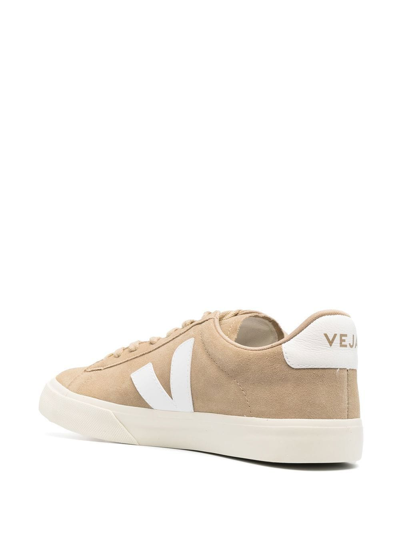 Shop Veja Campo Suede Sneakers In Neutrals