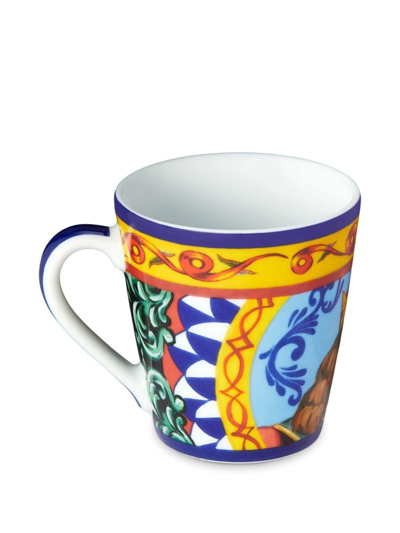 Shop Dolce & Gabbana Archive-print Porcelain Mug In White