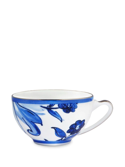 Shop Dolce & Gabbana Archive-print Porcelain Tea Set In White