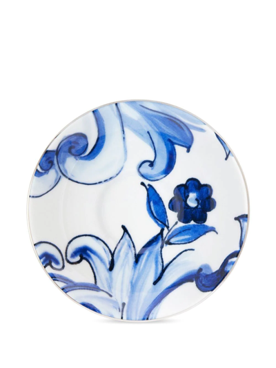 Dolce & Gabbana Archive-print Porcelain Tea Set In White