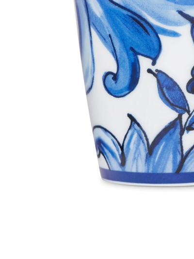 Shop Dolce & Gabbana Archive-print Porcelain Mug In Blue