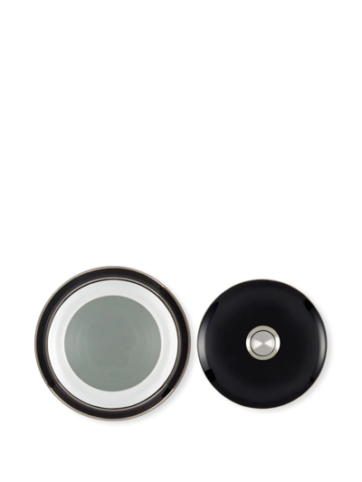 Dolce & Gabbana Porcelain Sugar Bowl In Black