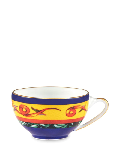 Dolce & Gabbana Archive-print Espresso Set In White