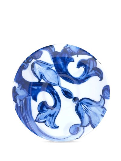 Dolce & Gabbana Blu Mediterraneo Porcelain Tea Set In White