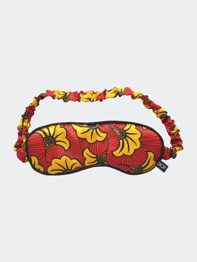 Shop Diop The Amar Sleep Mask In Red