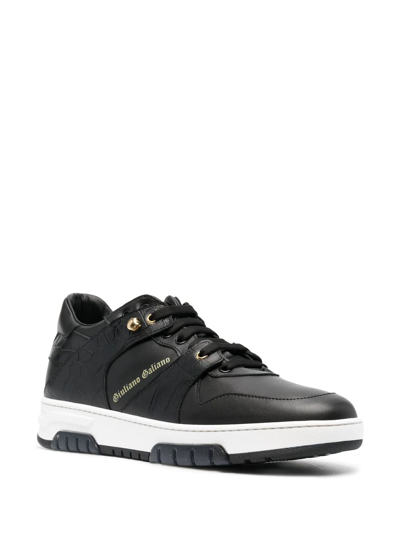 Shop Giuliano Galiano Legend Low-top Sneakers In Black