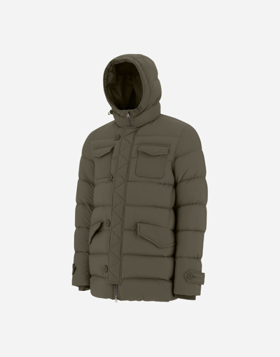 Herno L'eskimo In Green/beige