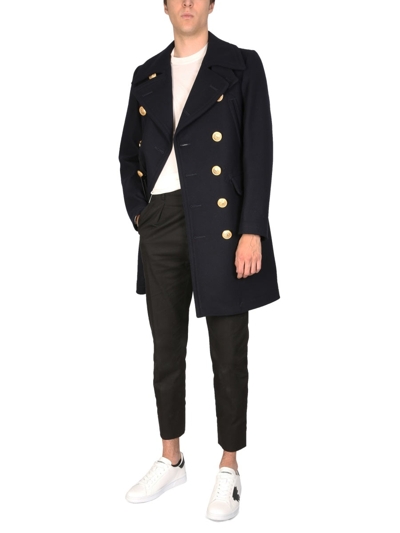 Shop Dsquared2 Peacoat In Blue
