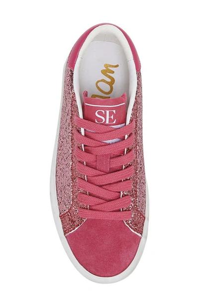 Shop Sam Edelman Aubrie Sneaker In Pop Pink/ Azalea Pink