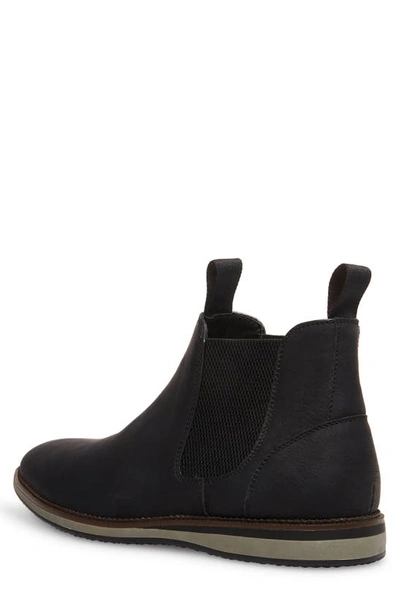 Shop Madden Hammon Chelsea Boot In Black Pu Leather