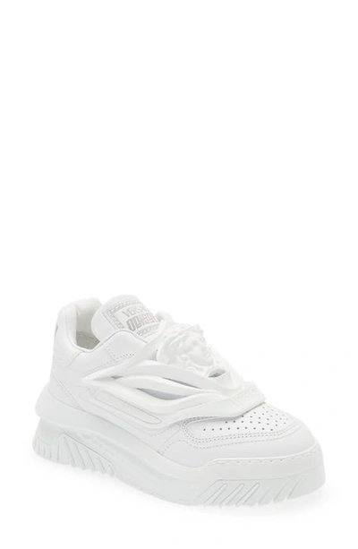 Shop Versace Odissea Sneaker In White