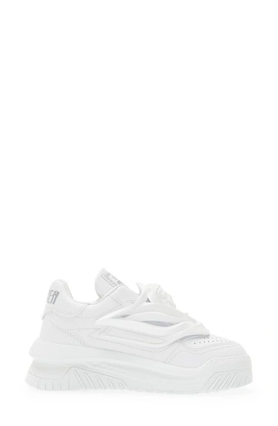 Shop Versace Odissea Sneaker In White