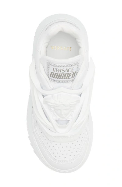 Shop Versace Odissea Sneaker In White