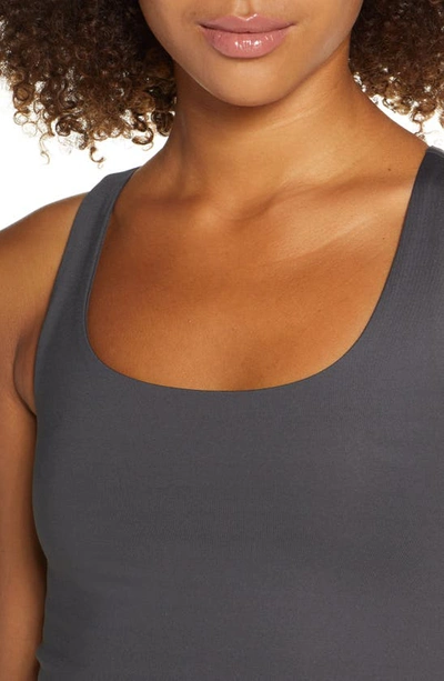 Shop Girlfriend Collective Paloma Sports Bra In Shadow