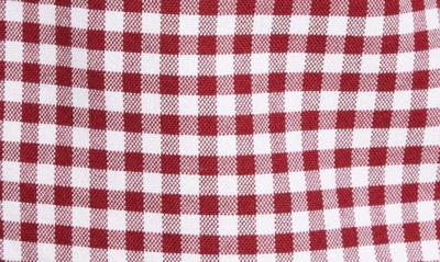 Polo Ralph Lauren Classic Fit Plaid Oxford Shirt In Wine/ White