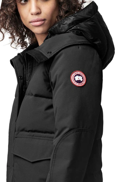 Shop Canada Goose Deep Cove Arctic Tech Water Resistant 625 Fill Power Down Bomber Jacket In Black