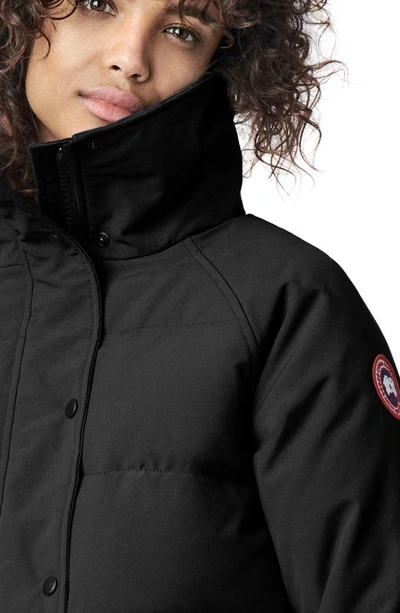 Shop Canada Goose Deep Cove Arctic Tech Water Resistant 625 Fill Power Down Bomber Jacket In Black