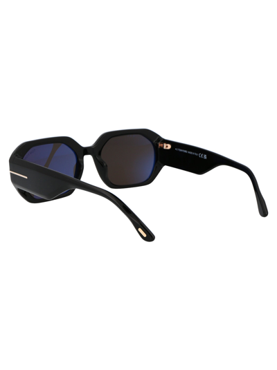Shop Tom Ford Sunglasses In 01a Black