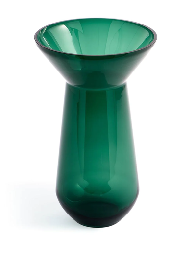 Polspotten Long-neck Vase In Grün
