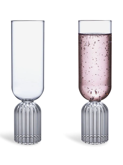 Fferrone Design May Flute Set-of-two Glasses In Weiss