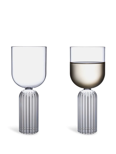 Fferrone Design May Set-of-two Medium Glasses In Weiss