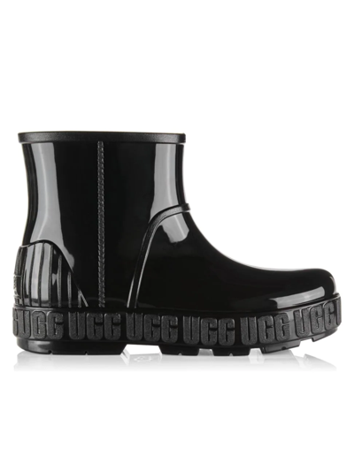 Shop Ugg Women's Drizlita Ankle Rain Boots In Black
